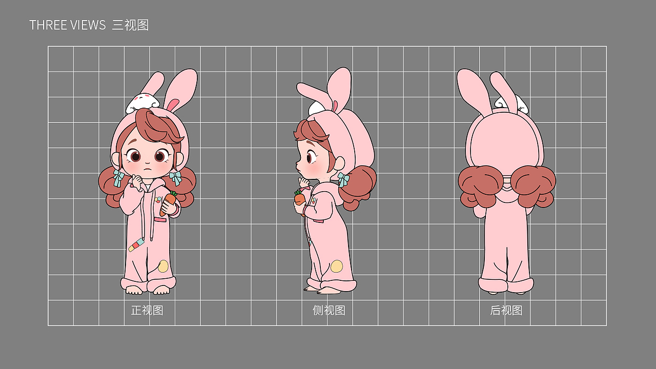 兔子女孩潮玩IP全案/吉祥物设计（图ZMzUwNjgwNDEy） - IP形象 - 站酷设计师颜川品牌设计原创素材 - 站酷ZCOOL