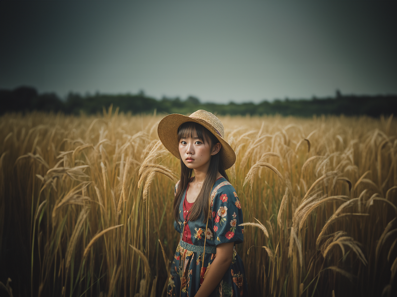 小麦里的草帽（图ZMzUxNzQ4MjI4） - 人像摄影 - 站酷设计师木文Melvin原创素材 - 站酷ZCOOL