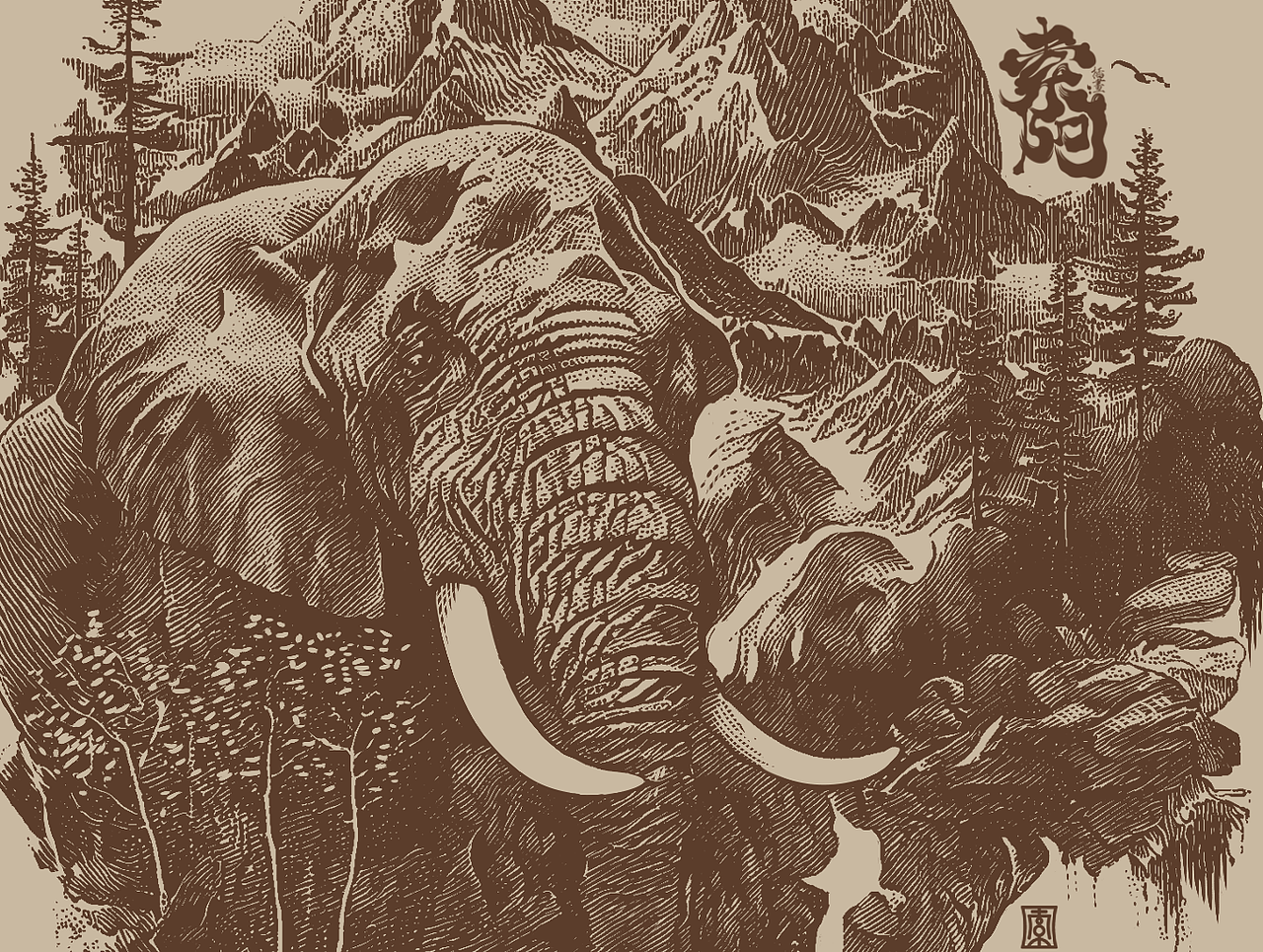 SUOA版画｜第W22周（图ZMzcwMjc2NTIw） - 商业插画 - 站酷设计师索阿原创素材 - 站酷ZCOOL