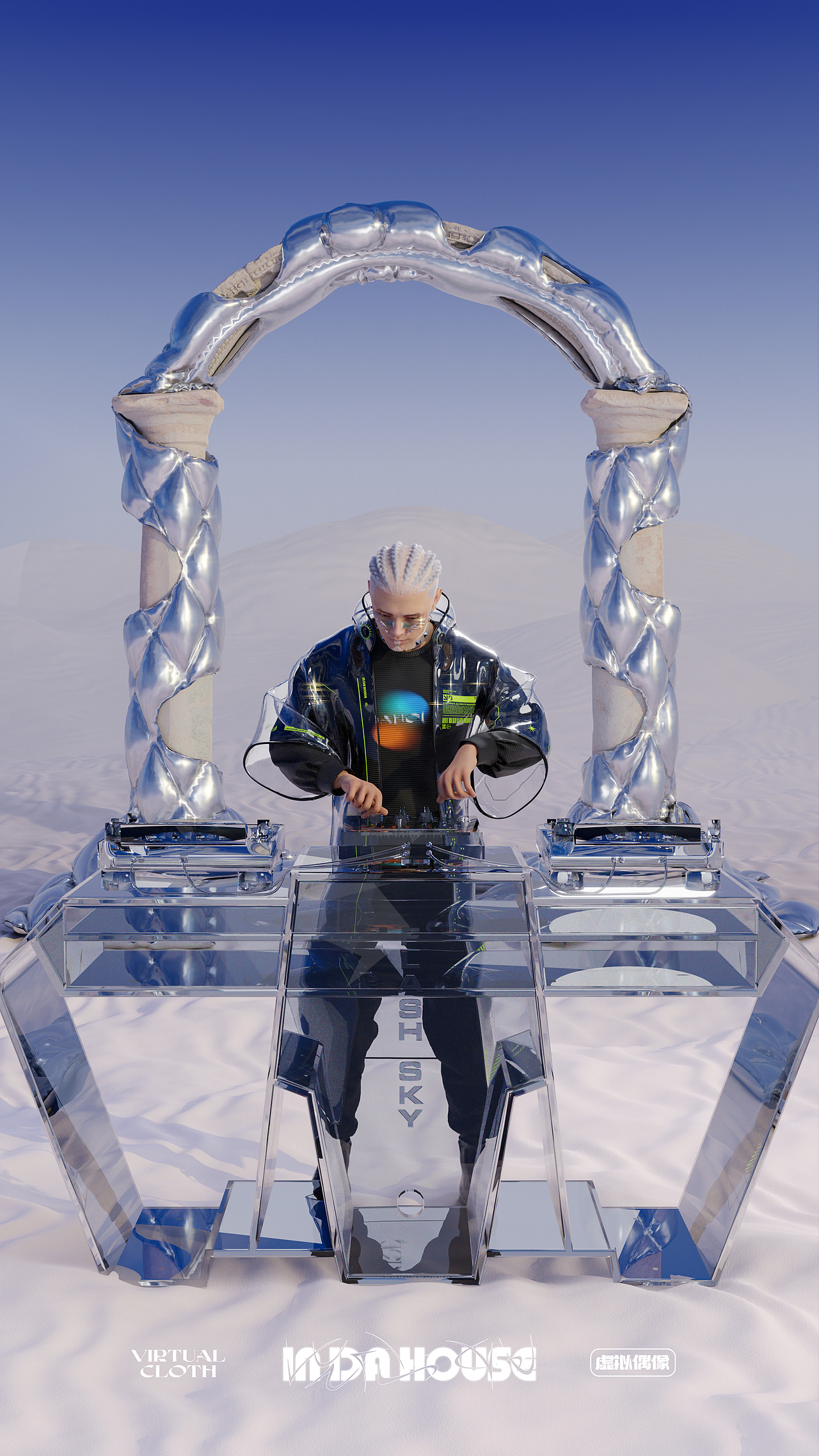 INDAHOUSE·虚拟偶像·虚拟服饰·ip表情