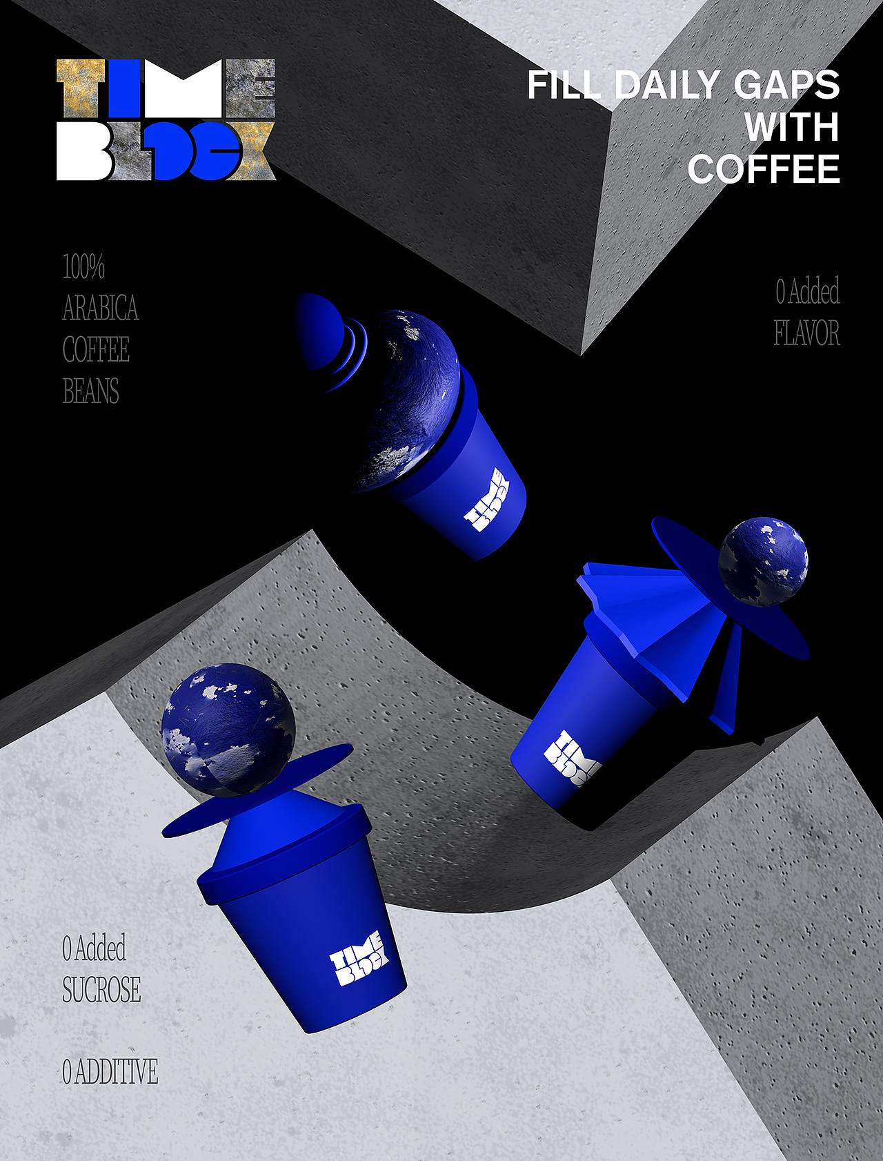 整点彩蛋X时间积木咖啡TimeBlock品牌视觉设计