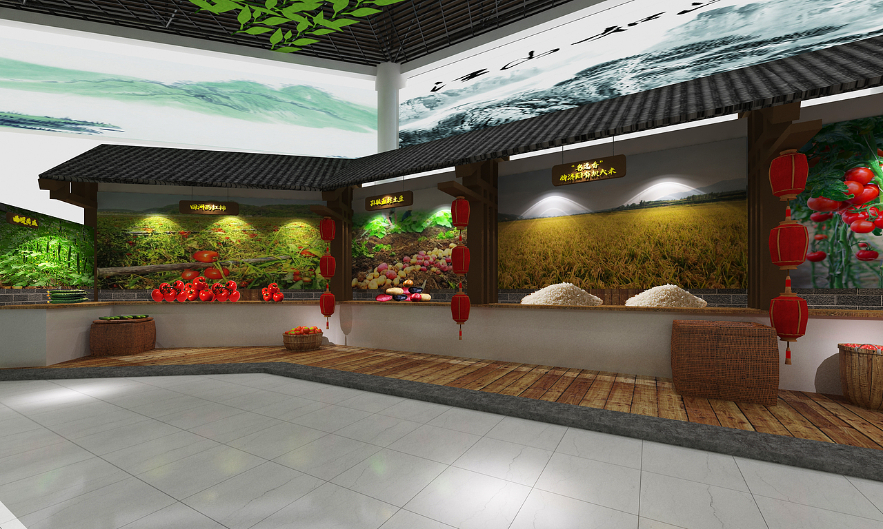 展示云 | 农耕博物馆（图ZMzA0Mzk4MjQw） - 建筑设计 - 站酷设计师展示云空间设计原创素材 - 站酷ZCOOL