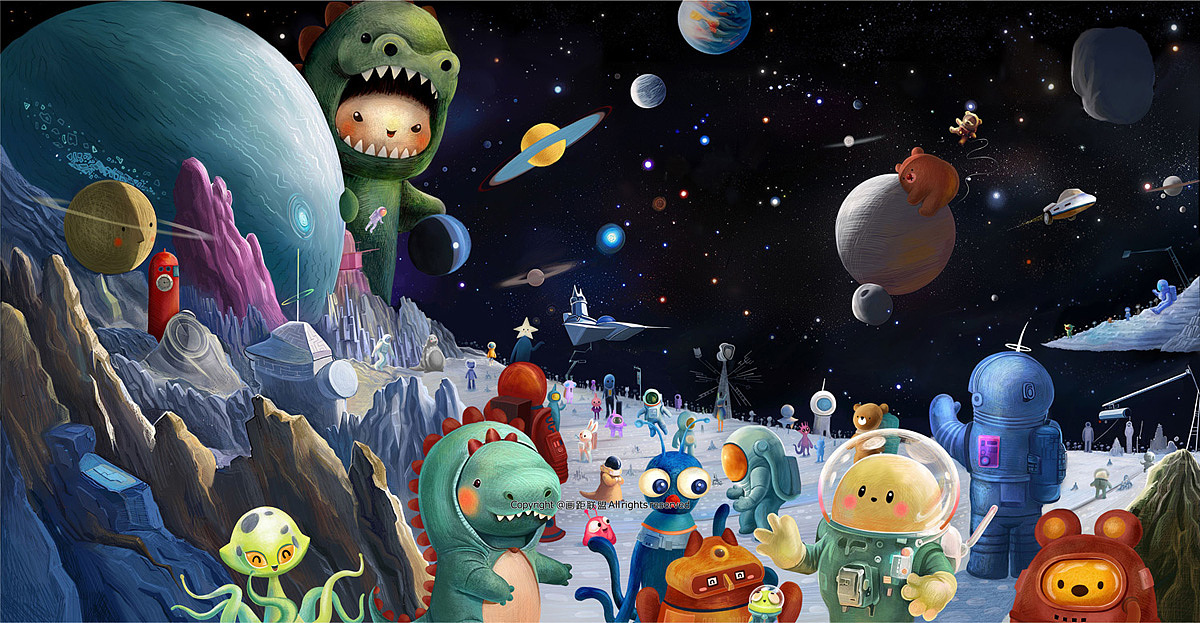 【治愈系动物绘】（图ZMzY1MzUzODc2） - 艺术插画 - 站酷设计师画距联盟HJLM原创素材 - 站酷ZCOOL