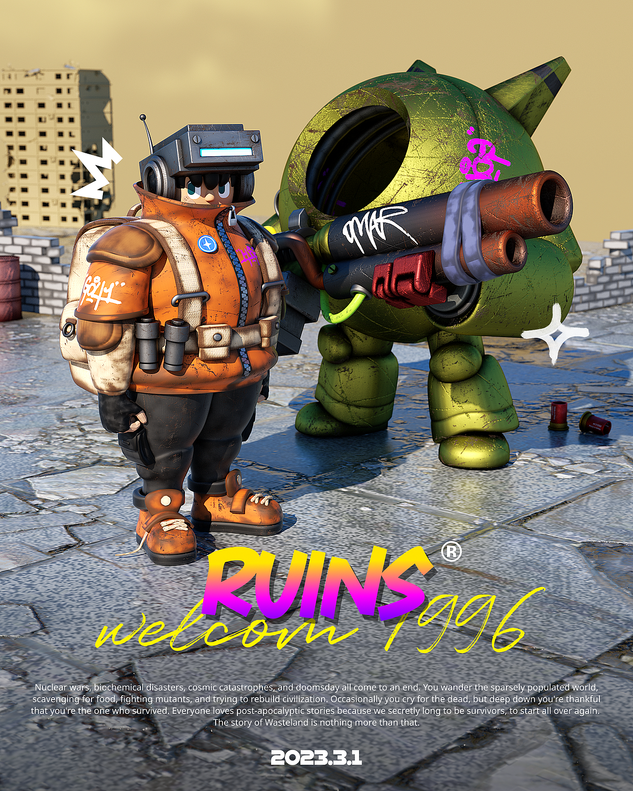 废墟战争-war in ruins（图ZMzM3MjY2ODIw） - 其他三维 - 站酷设计师赵威G原创素材 - 站酷ZCOOL