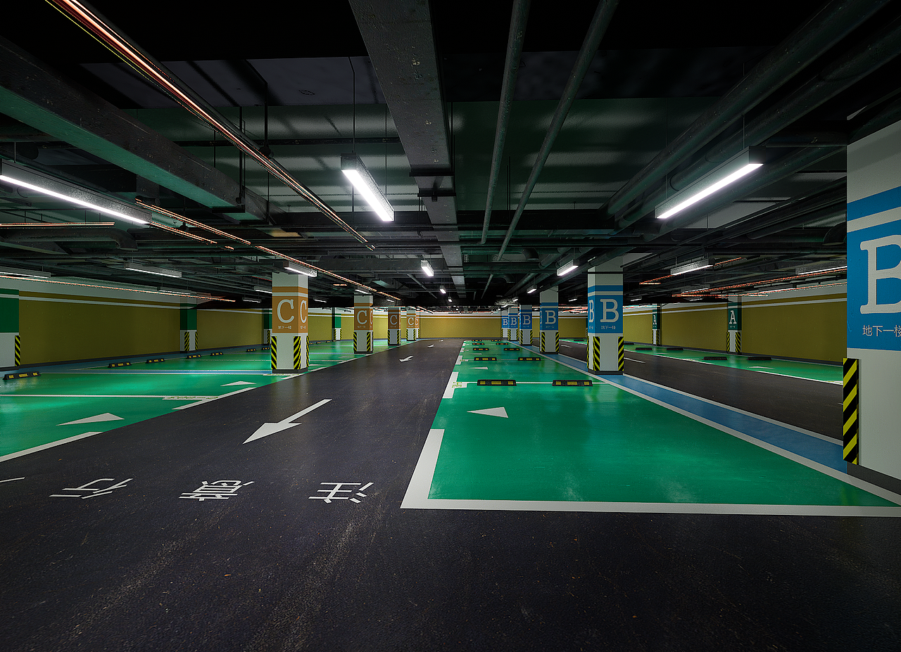 UE5小区-样板房-车库场景