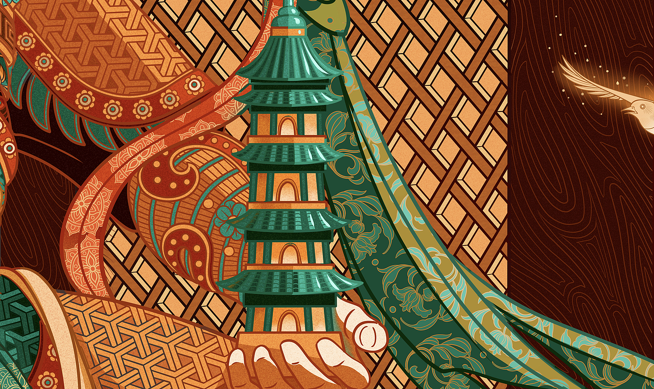 《画壁》组画系列（图ZMzYwNTM4Mzg0） - 商业插画 - 站酷设计师唐众汤忠原创素材 - 站酷ZCOOL