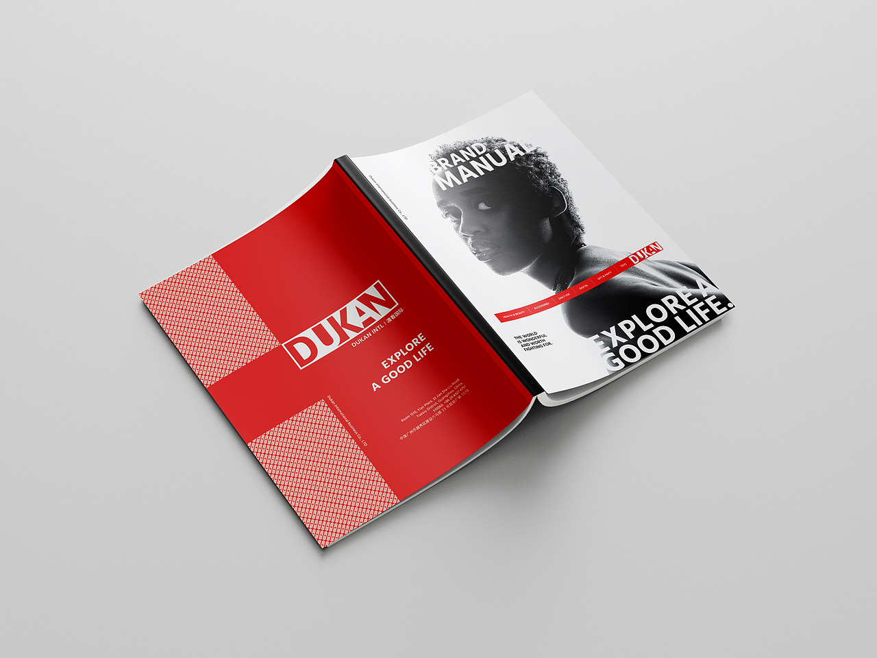 ©早目原创|画册设计_Dukan公司简介画册