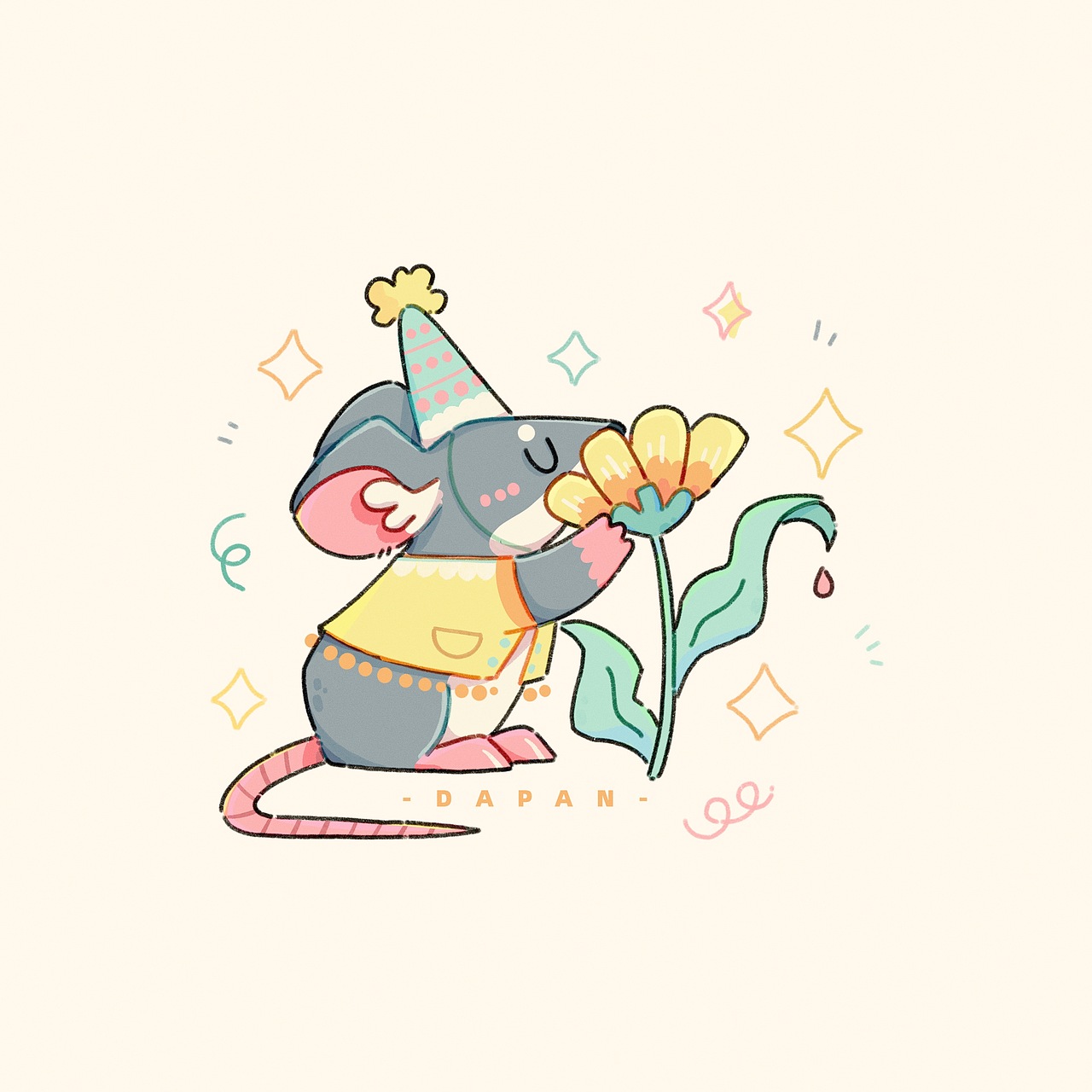 小动物插画合集