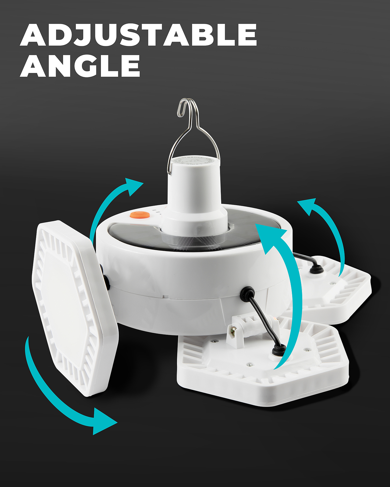 亚马逊图片精修-四头露营灯