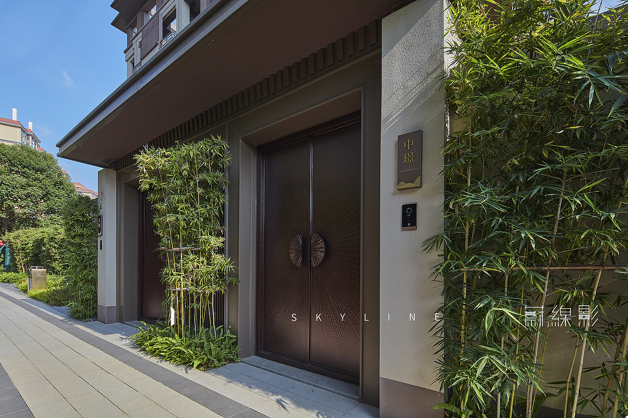 南沙凤鸣山新中式叠墅|样板间摄影|洋房价格别墅慢生活（图ZMzY0MjgzMTcy） - 环境/建筑摄影 - 站酷设计师蔚线影建筑摄影原创素材 - 站酷ZCOOL