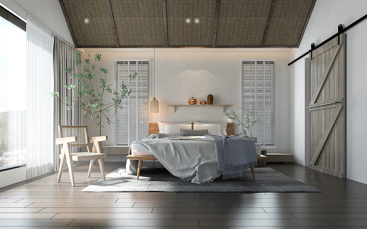 高山下的静谧（图ZMzExNDY1MTY0） - 酒店餐饮设计 - 站酷设计师新疆予邸空间设计原创素材 - 站酷ZCOOL