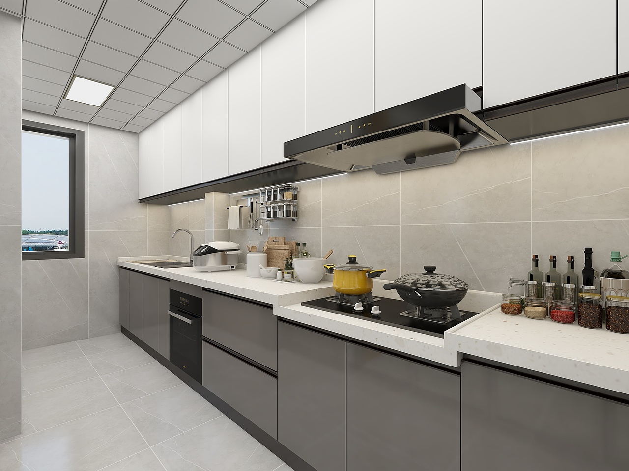 四川岳池凰腾龙玺(150平方现代简约复式四居室)