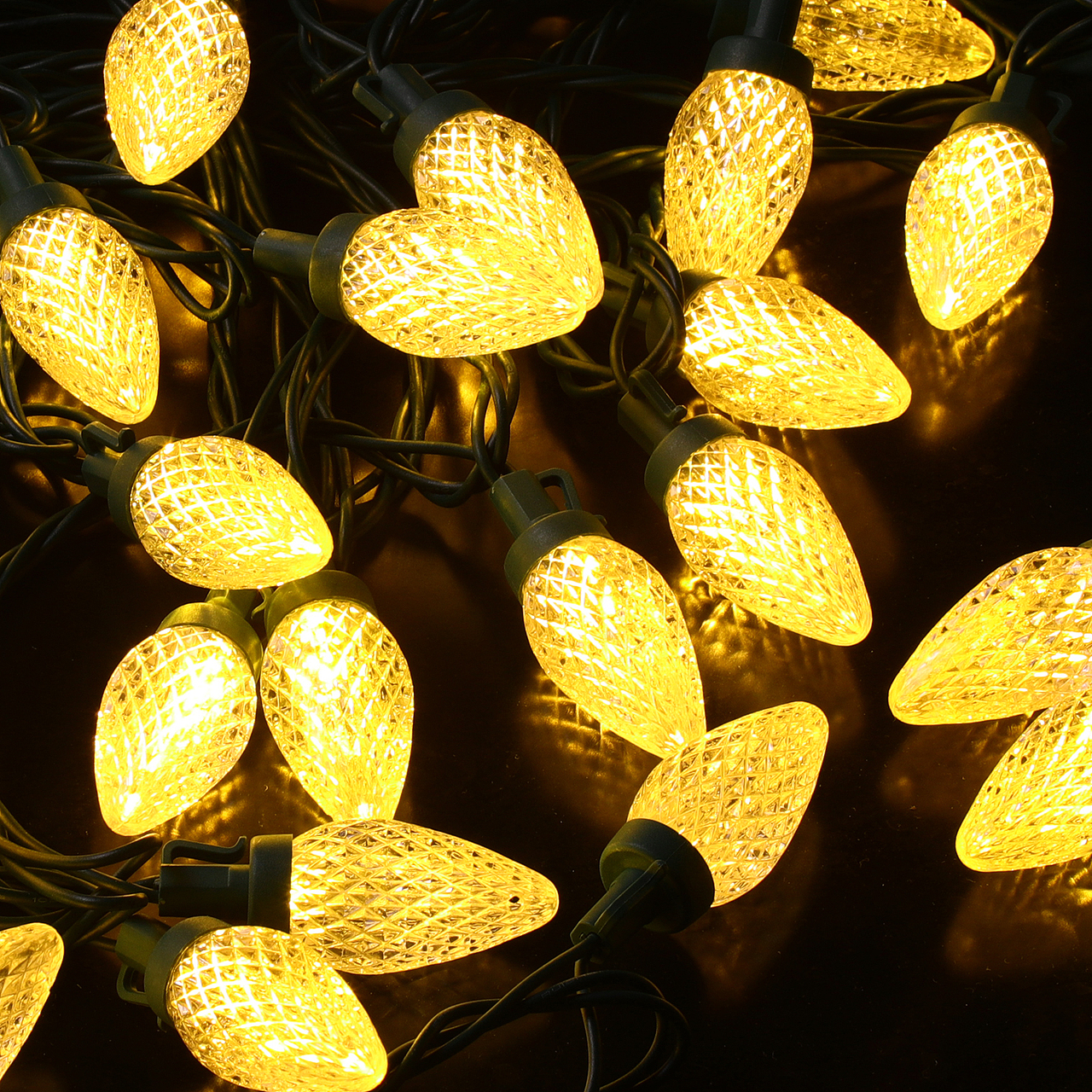 草莓灯圣诞灯串