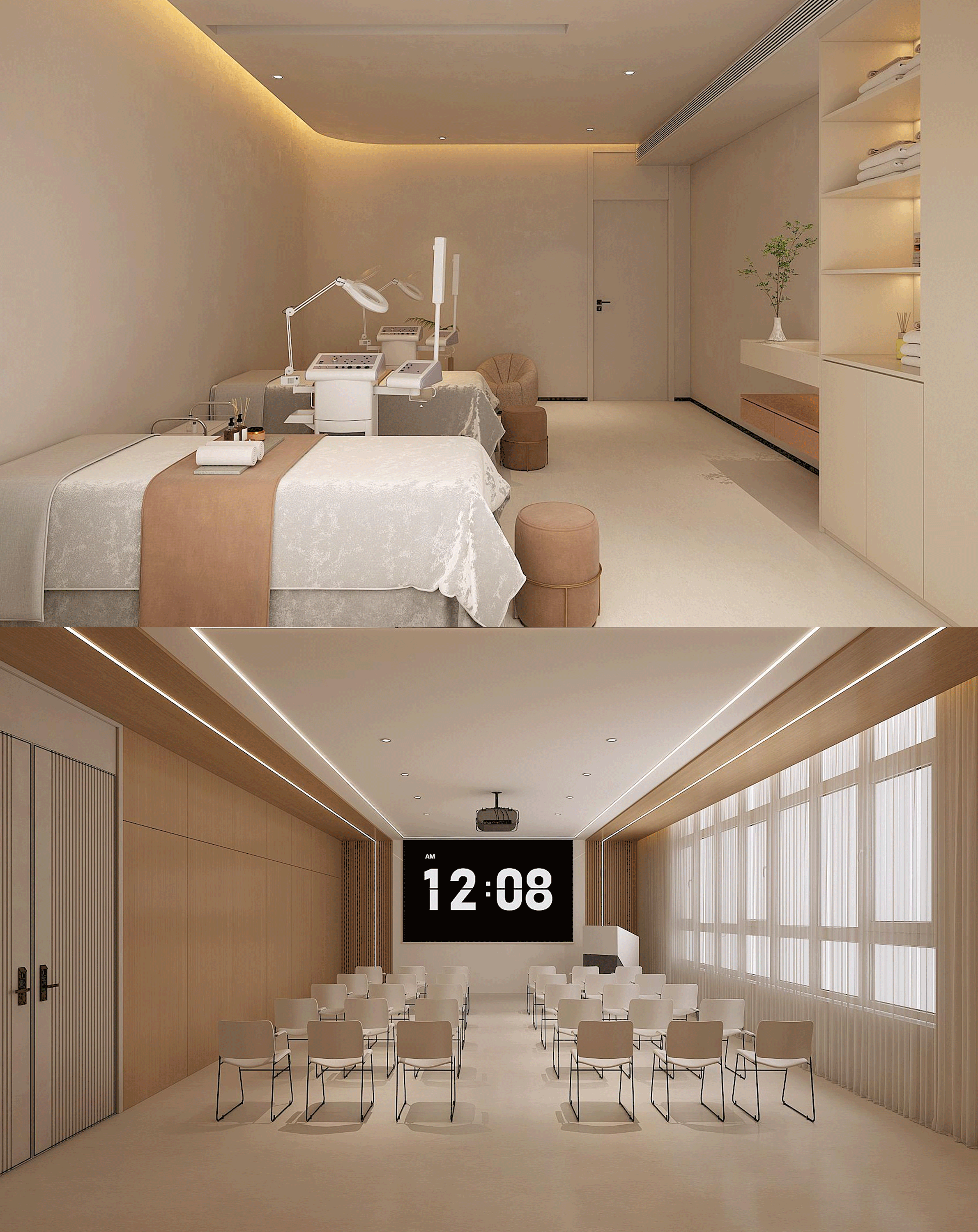 1800㎡美容院设计鉴赏（图ZMzUxMTk1OTg0） - 商业空间设计 - 站酷设计师你妹子的君原创素材 - 站酷ZCOOL