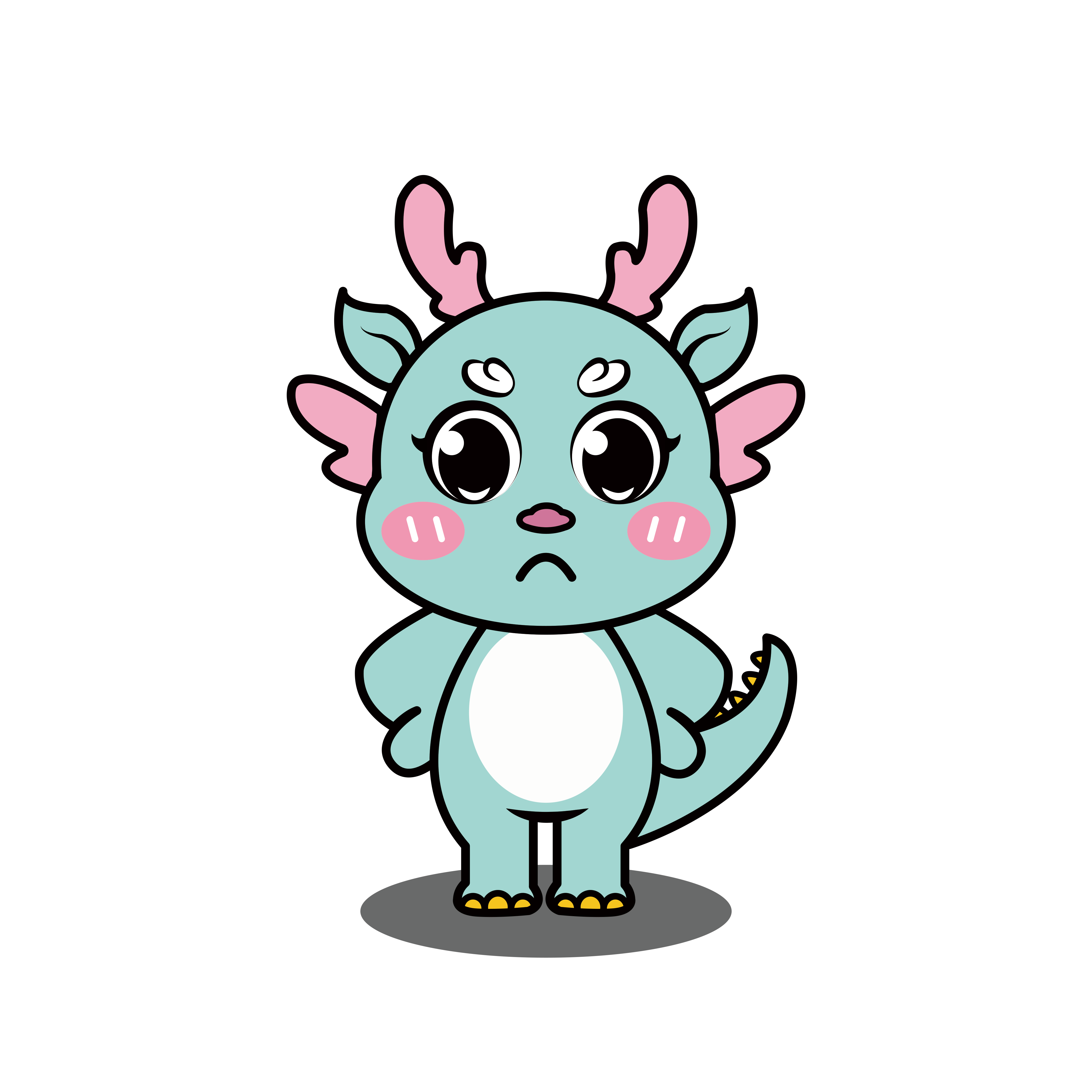 荣荣龙IP形象新年表情包（图ZMzQ3ODA3ODgw） - 商业插画 - 站酷设计师西西柚籽原创素材 - 站酷ZCOOL