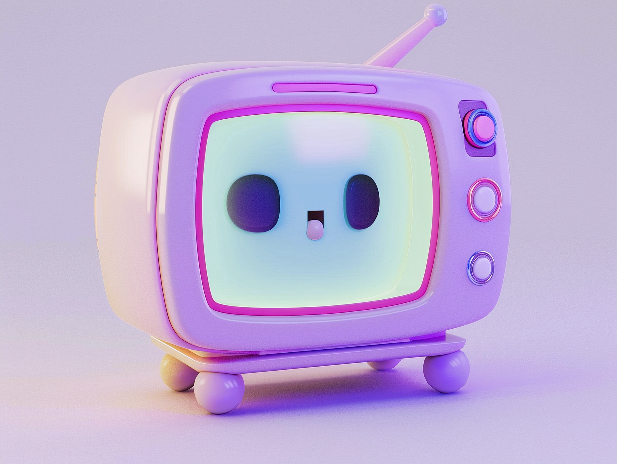 可爱的电视机（图ZMzY2MzI2NzI0） - AI作品 - 站酷设计师能力棒001原创素材 - 站酷ZCOOL