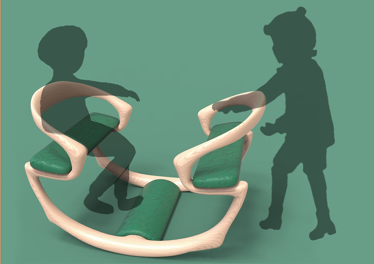 竹马——基于传统纹饰的少儿家具设计