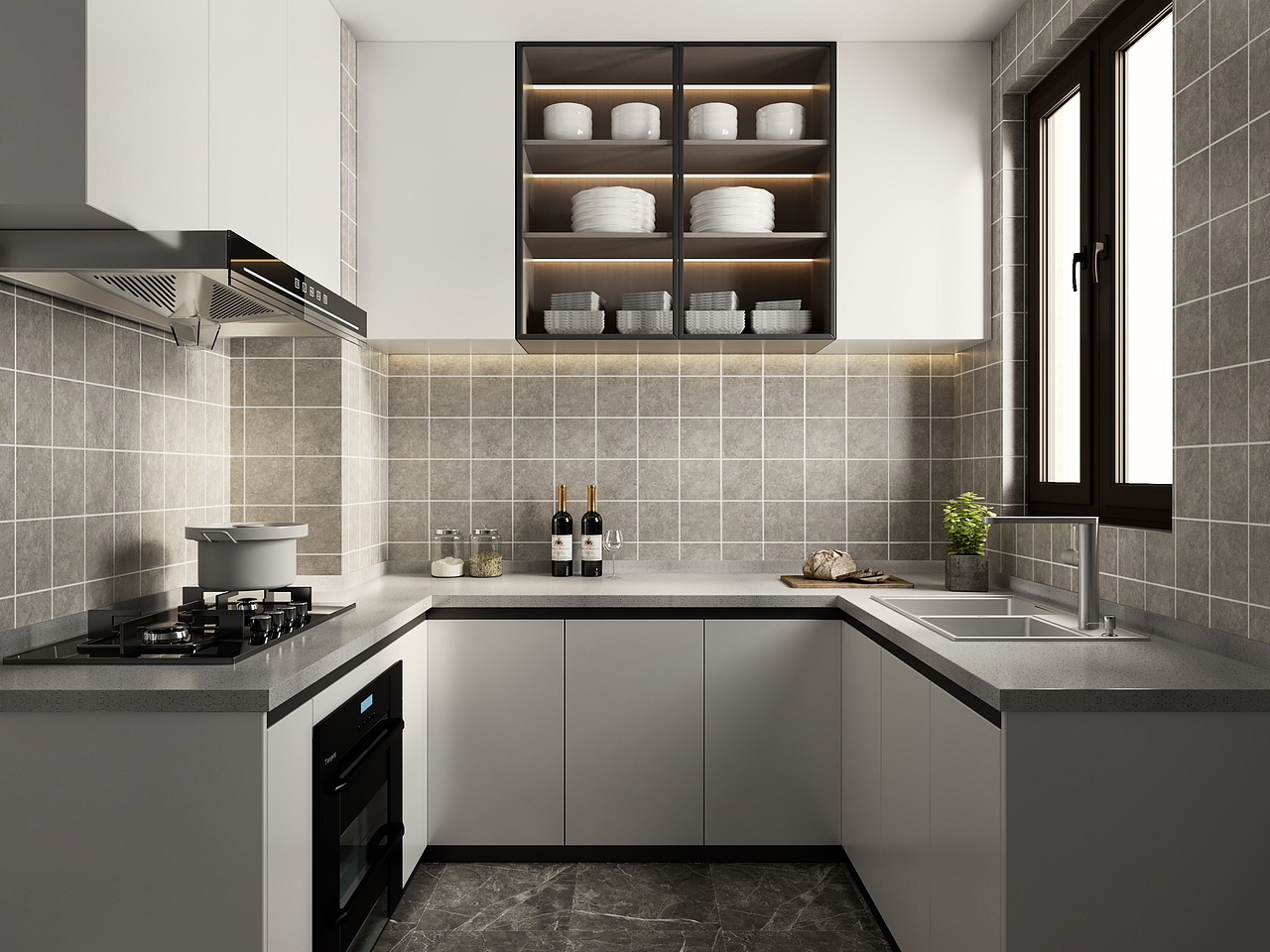 108㎡现代风格样板间