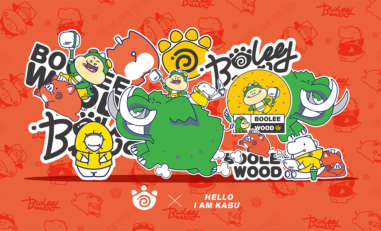 BOOLEEWOOD布叻坞×同道设计IP设计 打工路上一起成长