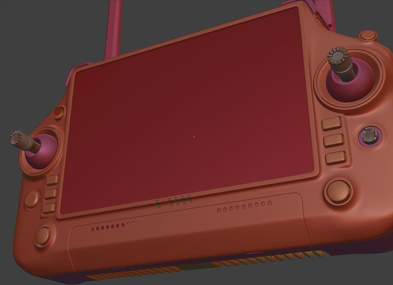 多边形建模 DJI RC Plus手柄 &大疆停机坪（图ZMzYxNTcxODA0） - 产品 - 站酷设计师文山_CGI原创素材 - 站酷ZCOOL