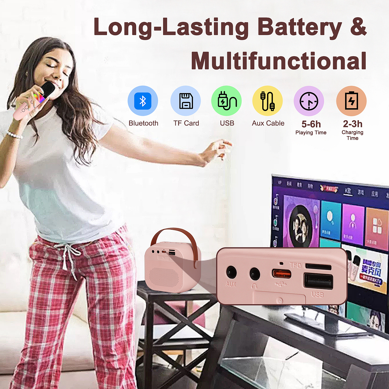 亚马逊主图-儿童话筒音响