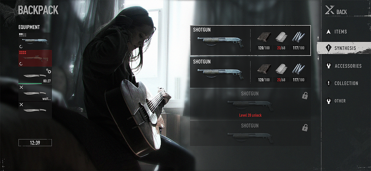 末日废土tps游戏UI设计