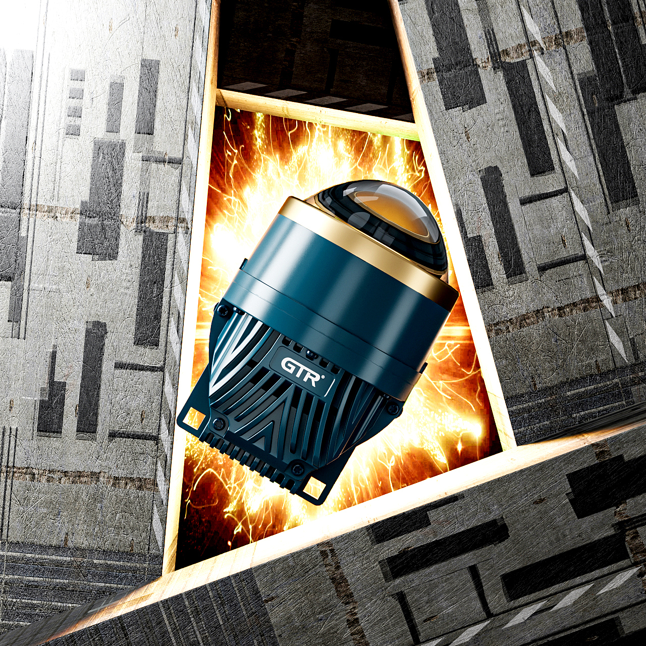 近期渲染 | 汽车大灯