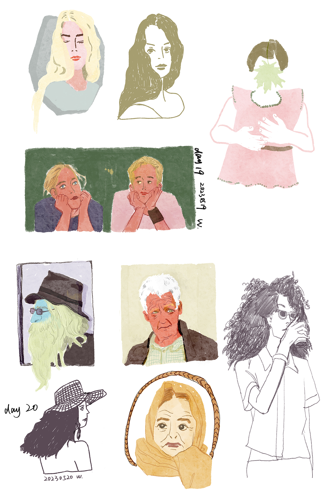 不存在的肖像美术馆（图ZMzQxNzg4ODky） - 创作习作 - 站酷设计师会飞的小王原创素材 - 站酷ZCOOL