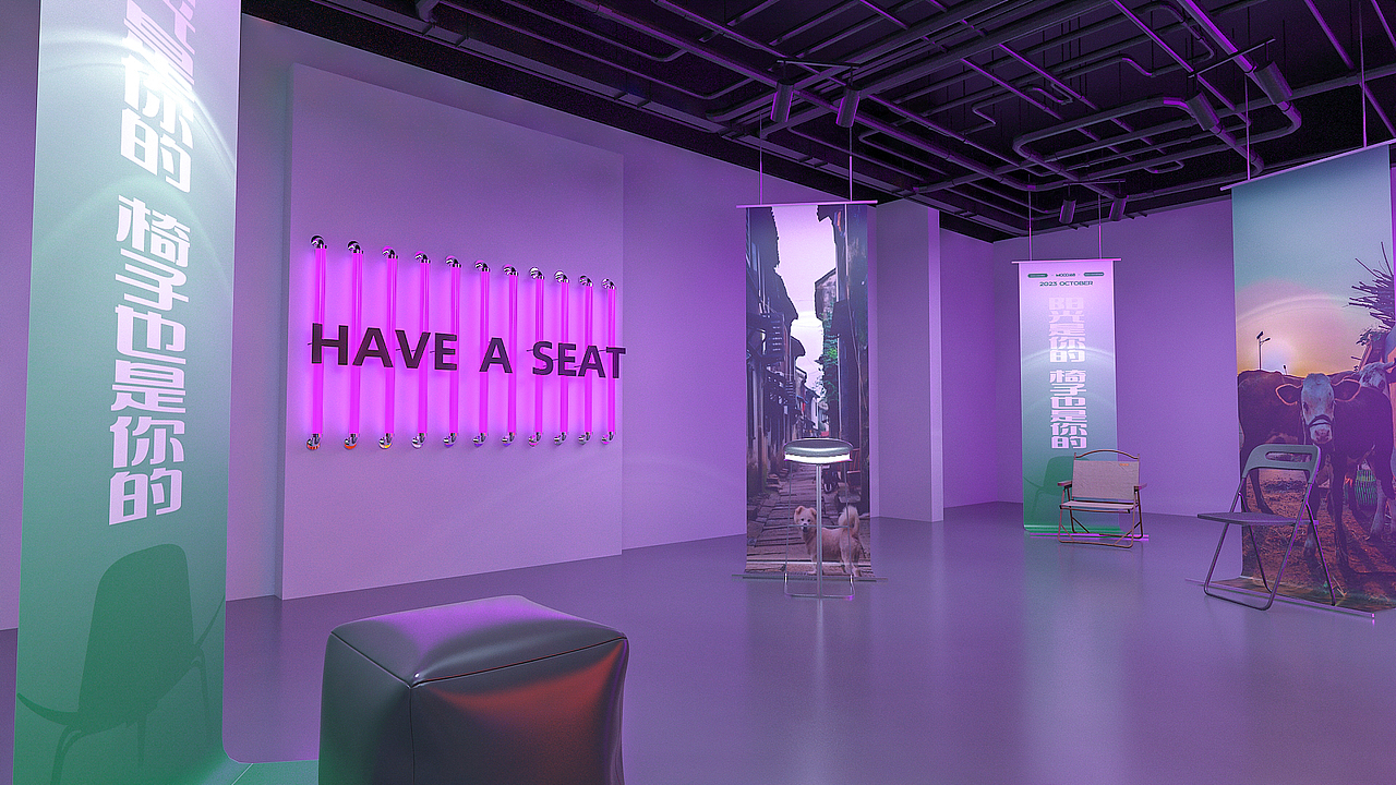 一个展览的布置效果图（图ZMzUxNjk5MDI4） - 场景 - 站酷设计师kevincarrot原创素材 - 站酷ZCOOL