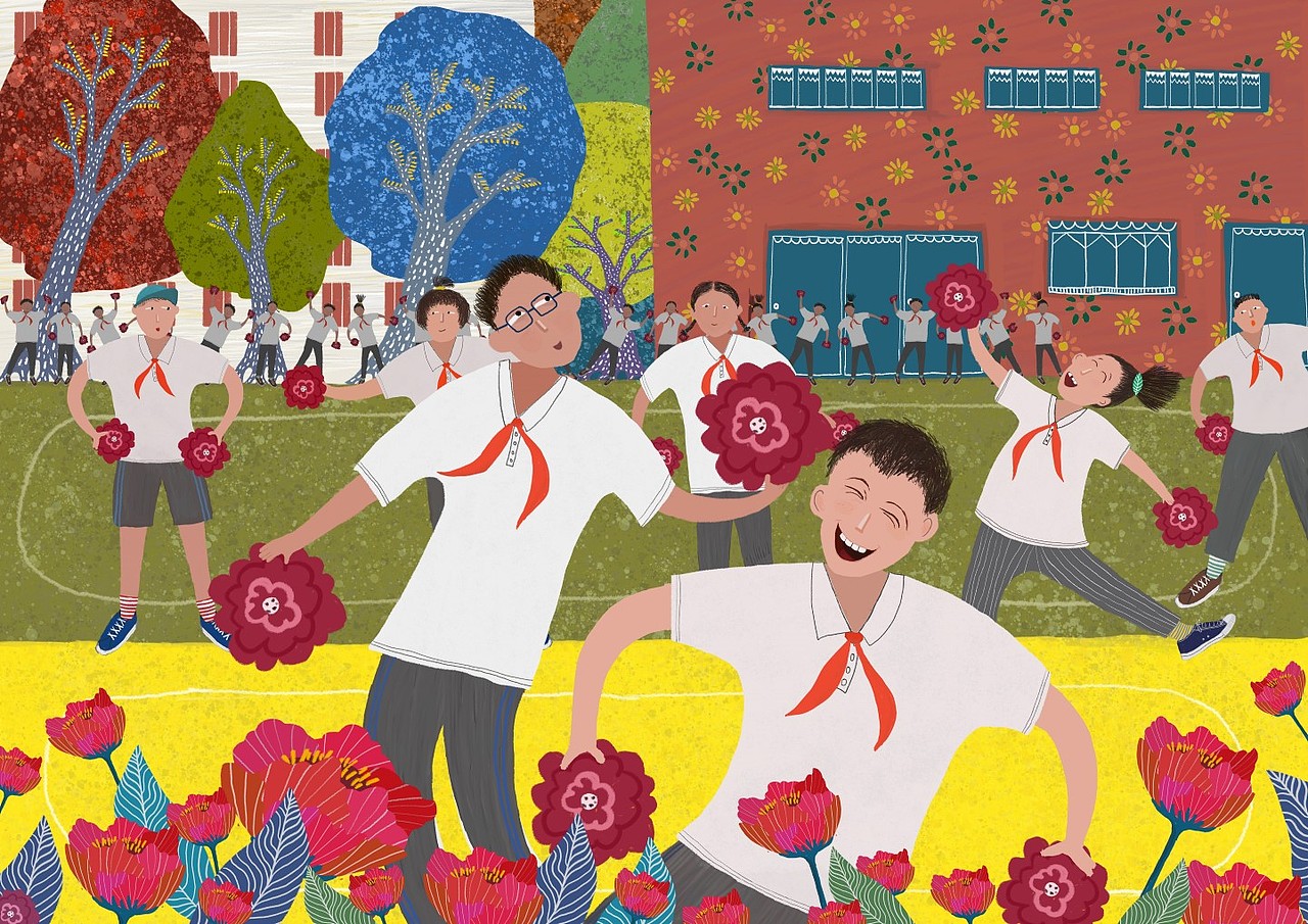 山茶花| 每学期最期待的事,就是和ta一起排练广播体操