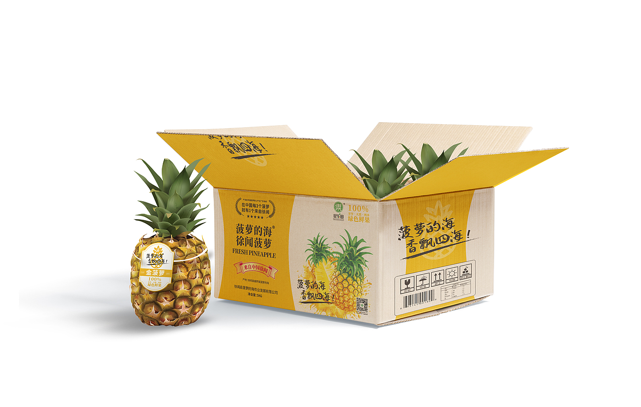 正本设计|菠萝的海 产品包装设计