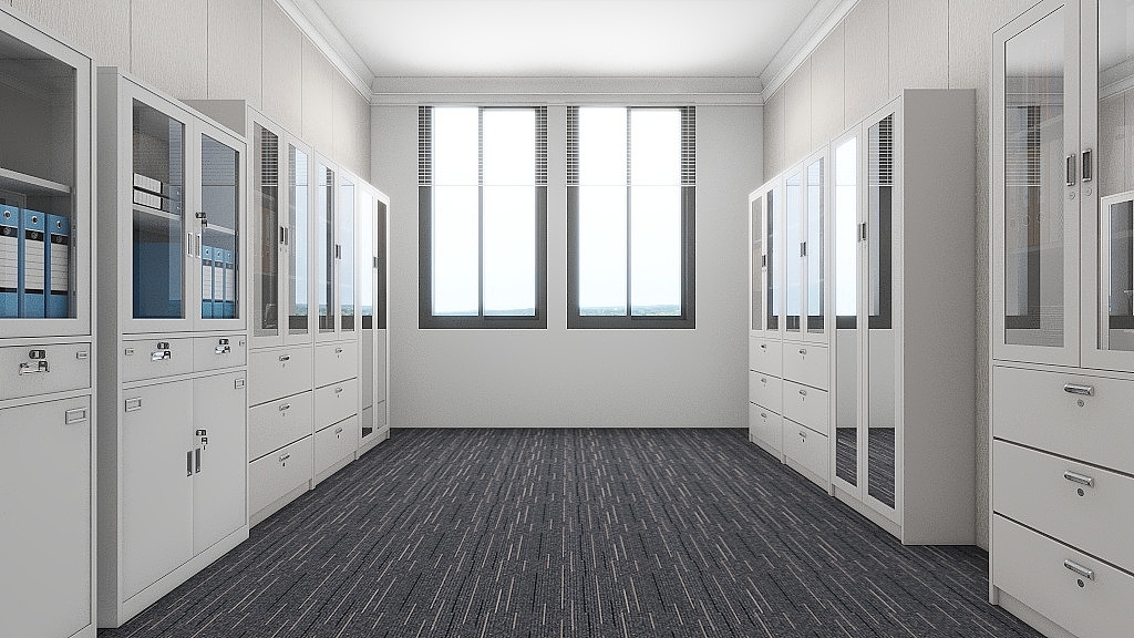 扬州市实业公司办公空间会议室总经理办公室资料室设计（图ZMzY0MzkwNjU2） - 商业空间设计 - 站酷设计师认真工作开心学习原创素材 - 站酷ZCOOL