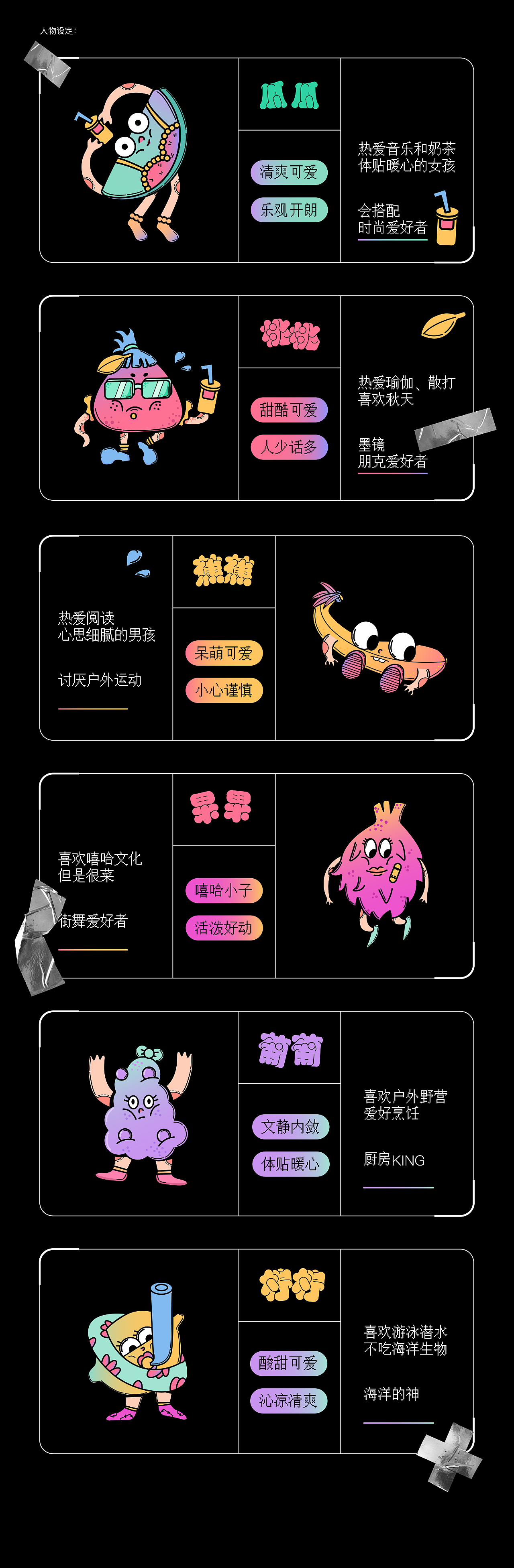 vi设计 奶茶品牌ip设计 IP LOGO（图ZMzI4NTc3Mjgw） - 包装 - 站酷设计师odeeeeeee原创素材 - 站酷ZCOOL