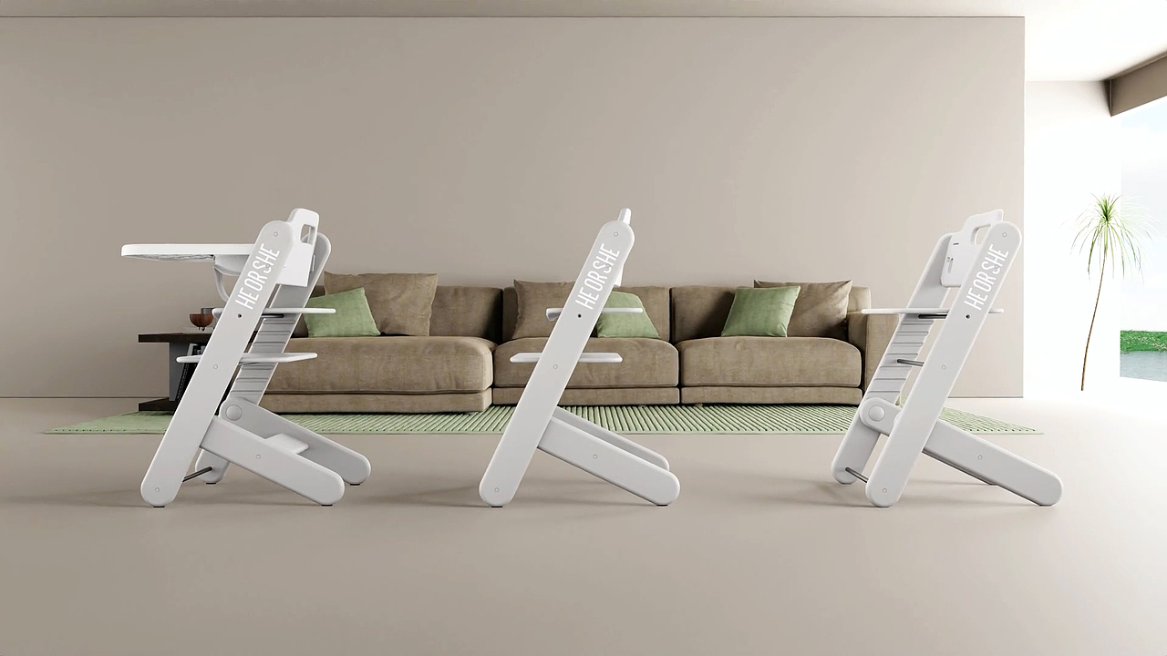 HEORSHE 宝宝餐椅产品动画（图ZMzQ2MDk1NjM2） - 动画/影视 - 站酷设计师L_涌原创素材 - 站酷ZCOOL