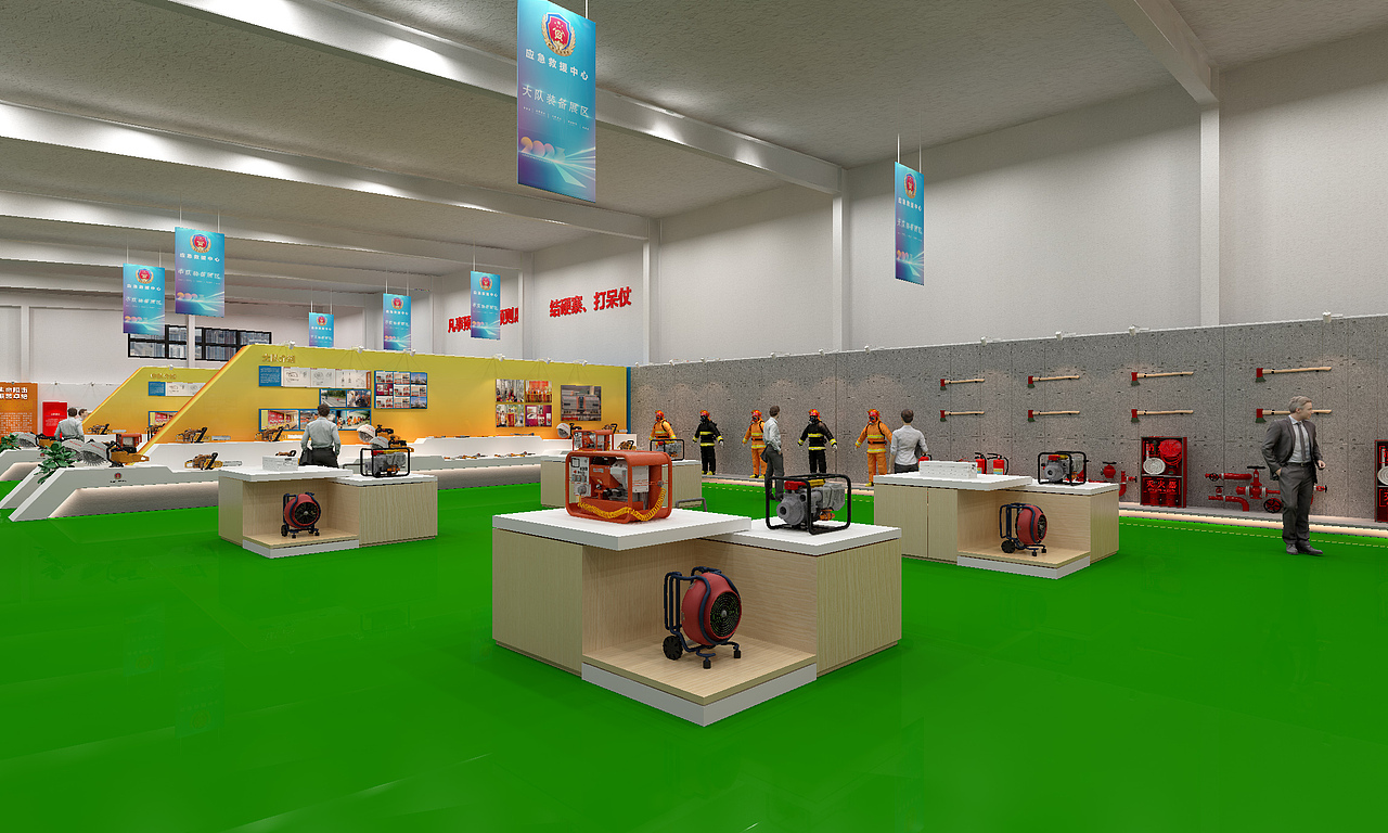矿山紧急救援中心设备展厅