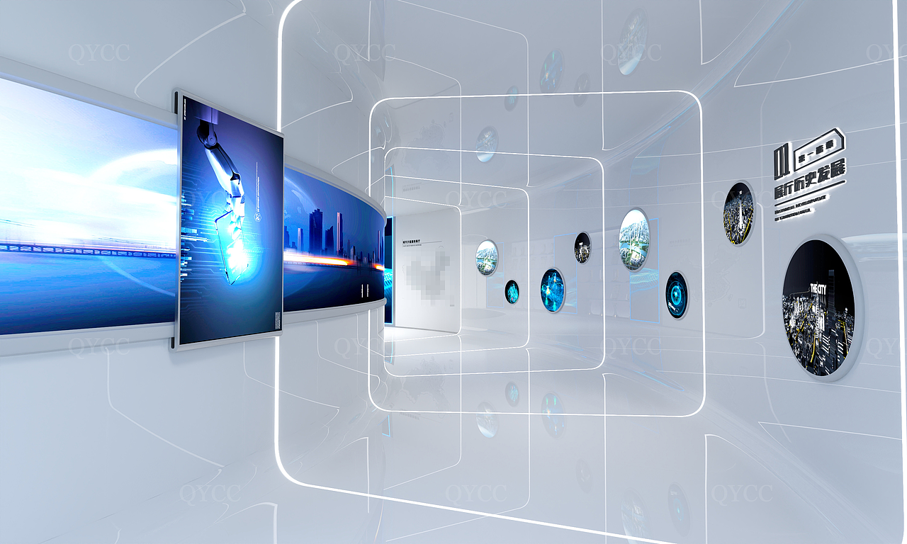 展厅设计-极简科技风展厅