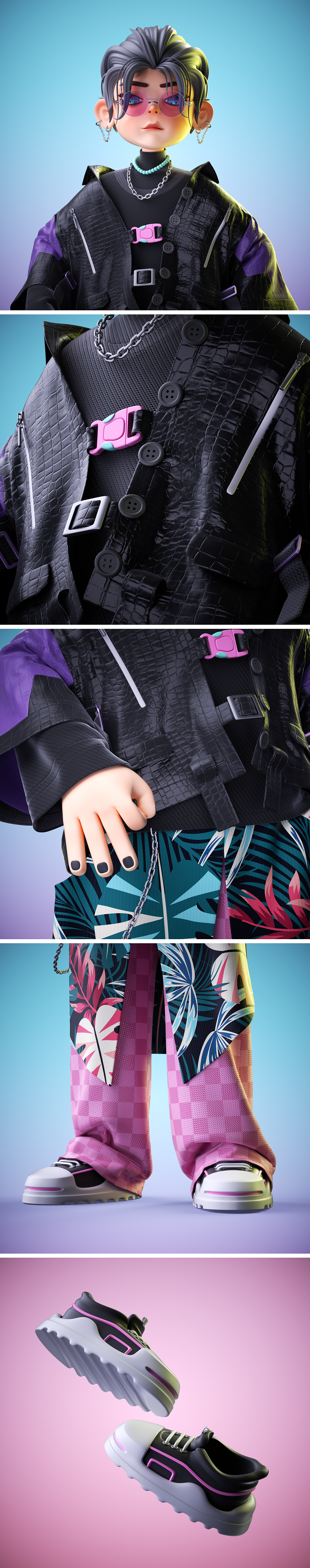 Trendy warrior | 潮流角色（图ZMzQzMzYzNTI4） - 人物/生物 - 站酷设计师XIONGMU_熊木原创素材 - 站酷ZCOOL