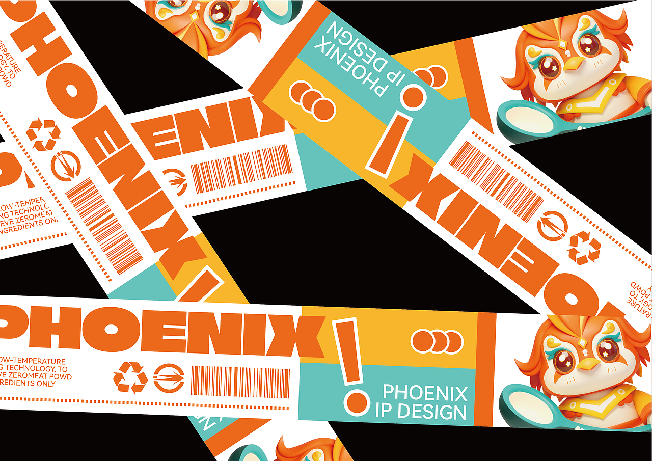 凤凰IP设计｜品牌VI设计｜食品包装设计（图ZMzQ5NTAwOTgw） - IP形象 - 站酷设计师南禾设计工作室原创素材 - 站酷ZCOOL