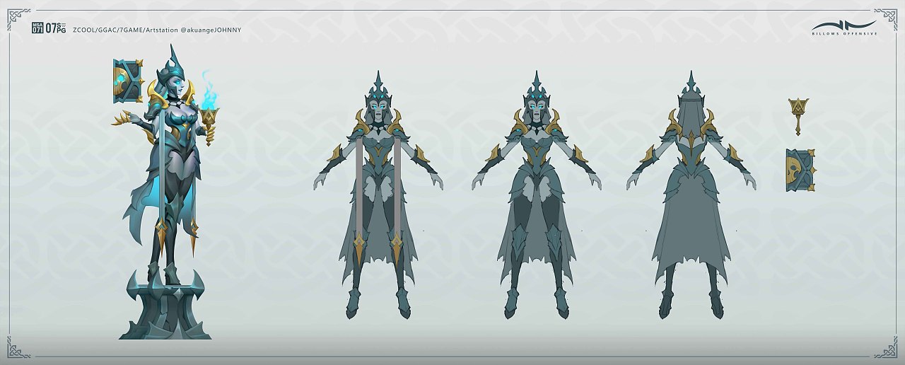 [西幻角色]-冥界之歌（图ZMzU0MzE4NDk2） - 游戏原画 - 站酷设计师阿宽哥JOHNNY原创素材 - 站酷ZCOOL