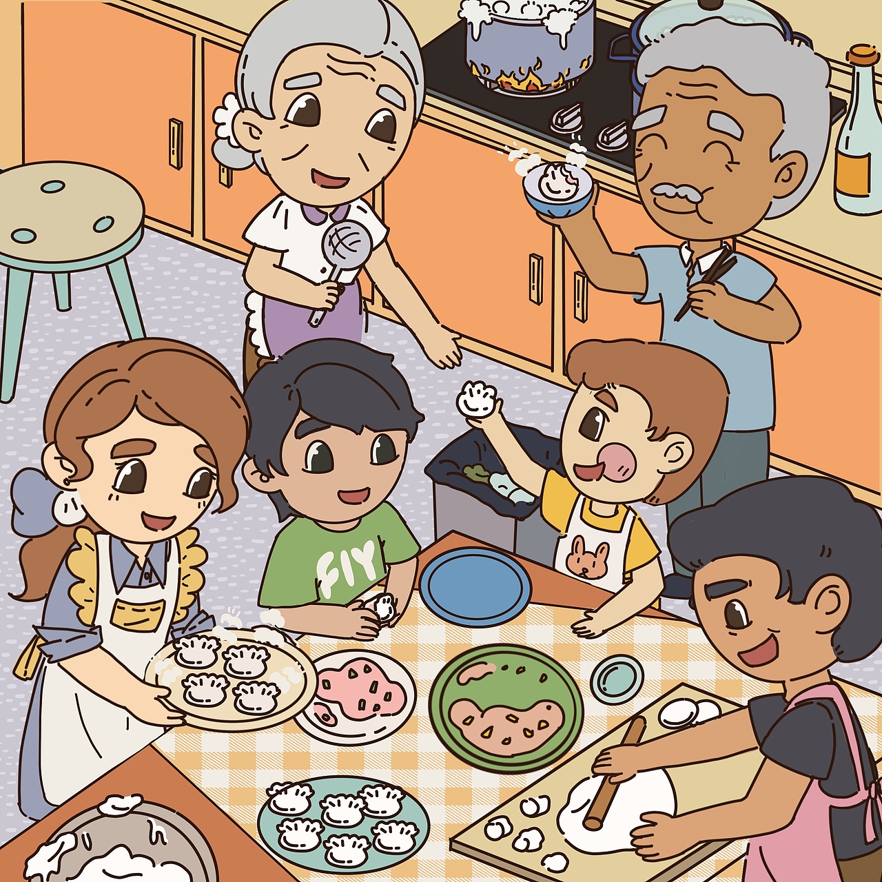 家的定义 故事插画（图ZMzA3MDM3Mzcy） - 商业插画 - 站酷设计师YE食立原创素材 - 站酷ZCOOL
