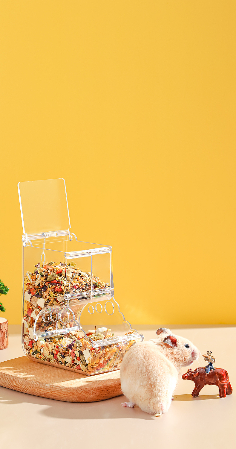 随手拍 I 仓鼠透明食盒