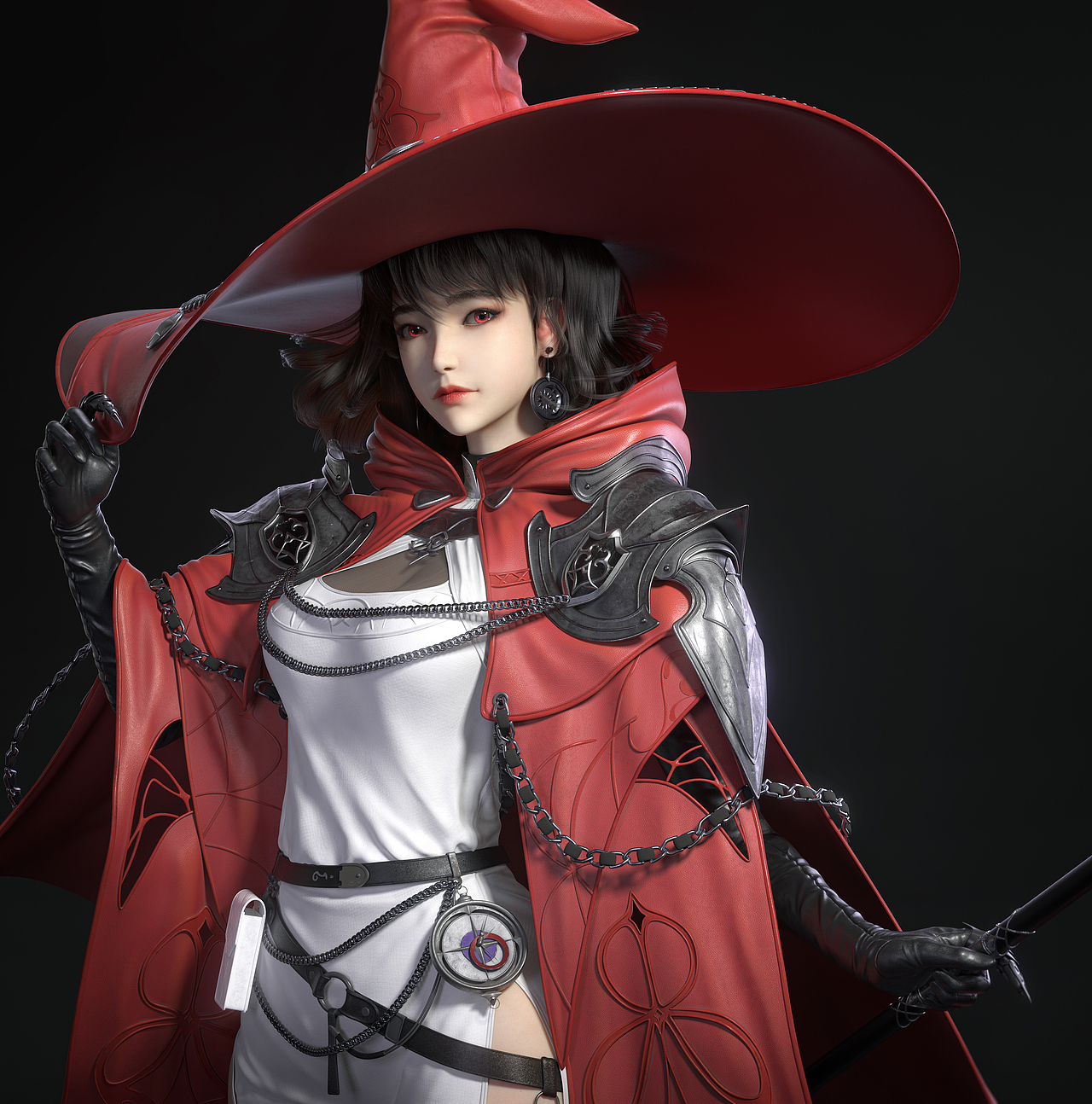 三维角色 - 红魔法师