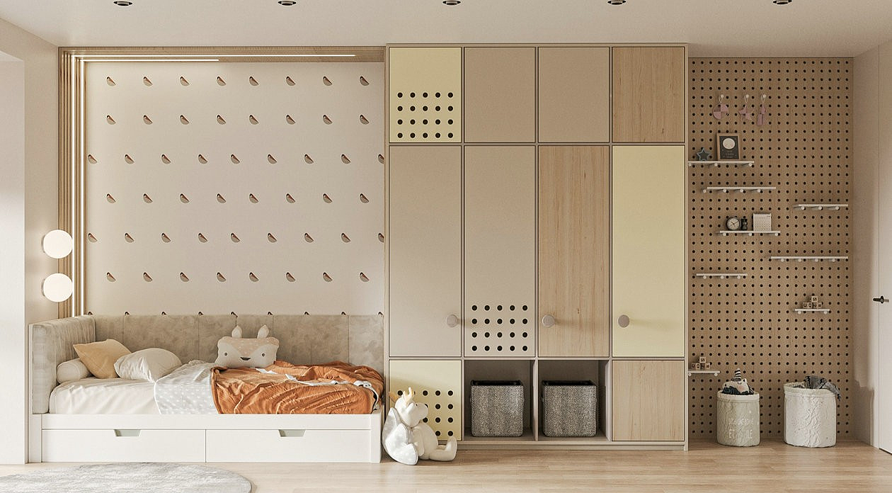 原木风小空间公寓设计 一种温暖的精致感