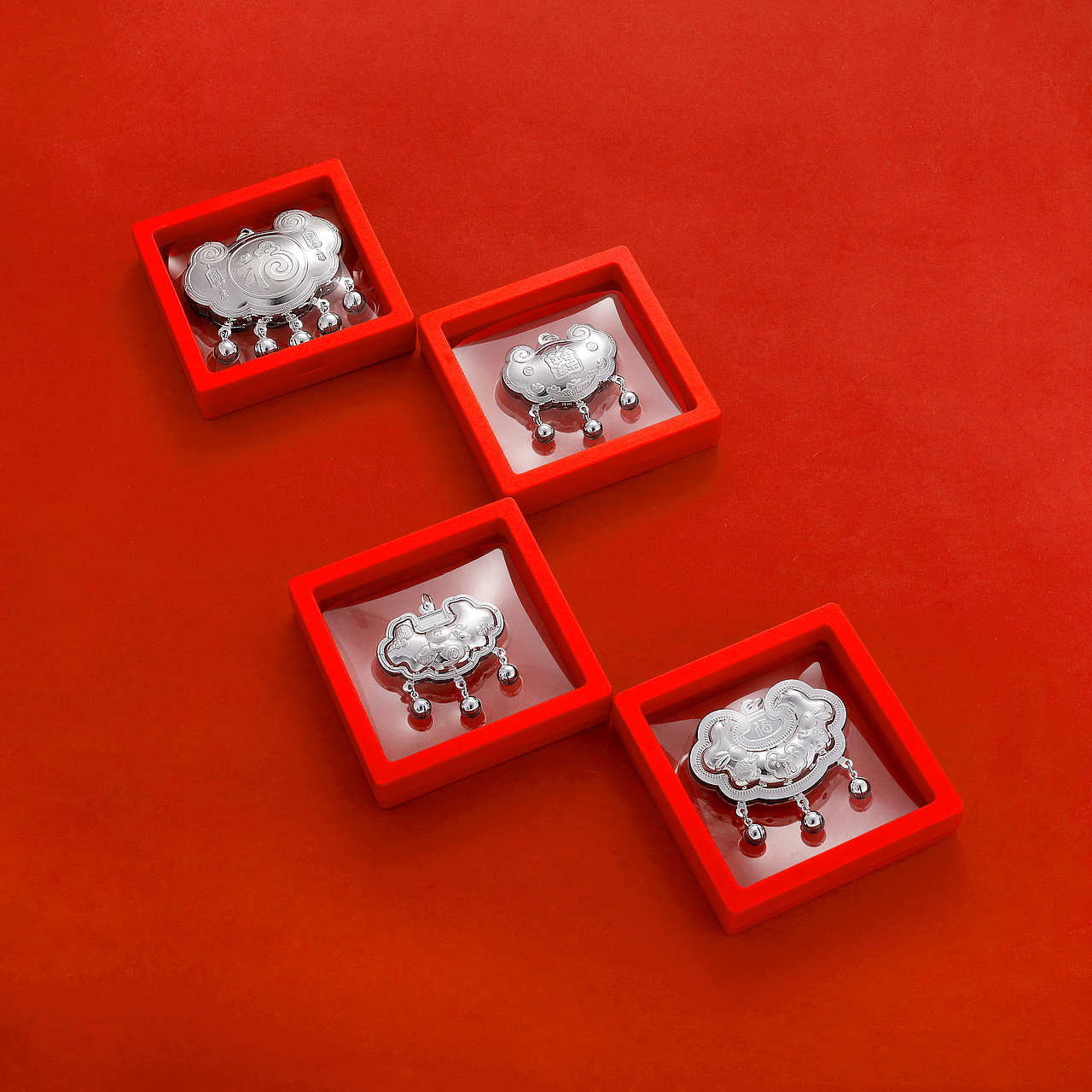 珠宝摄影vol.13 | 宝宝锁包手镯【红色·光影】