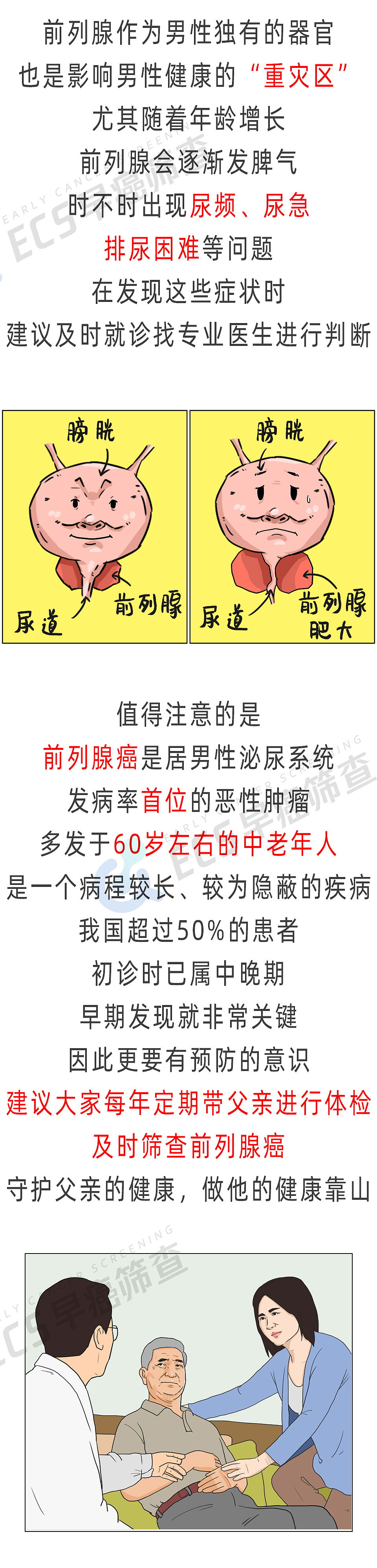 这种癌症是威胁父亲健康的“重灾区”！（图ZMjk3MTUxMTU2） - 商业插画 - 站酷设计师米斯特橙橙橙原创素材 - 站酷ZCOOL