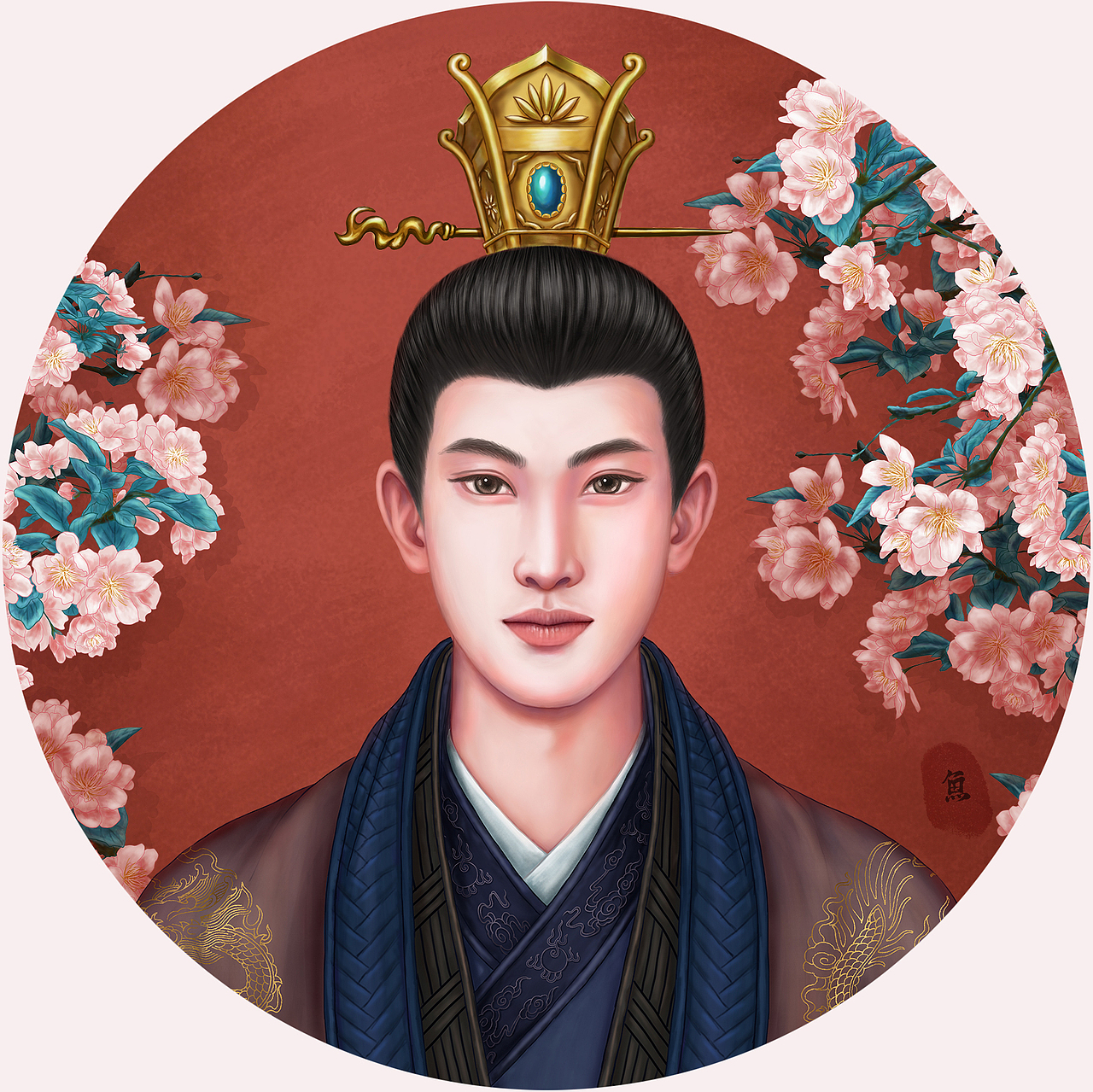 古风插画——古风男子