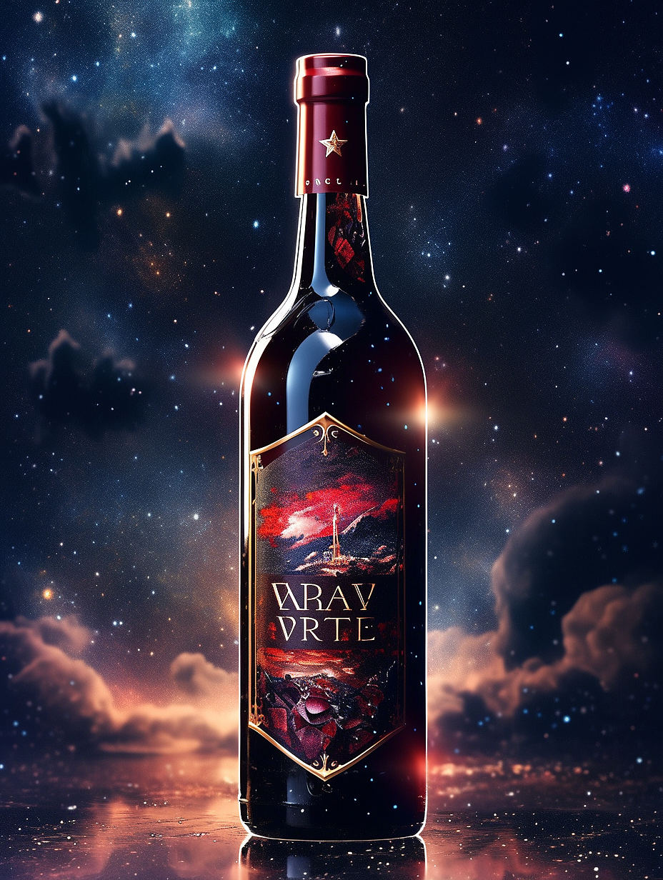 AI包装设计 | 红酒