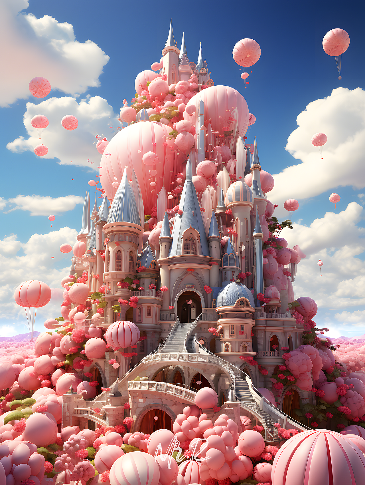 梦幻城堡 — AI绘画