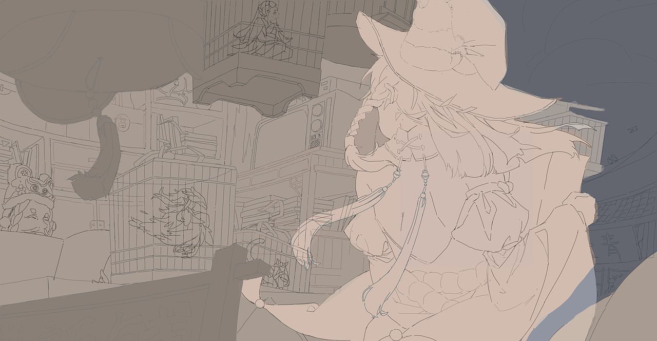 【LiAN】千年魔女幻想——塔拉苏（图ZMzE5ODMzNTQ0） - 商业插画 - 站酷设计师枇琵杷琶酱原创素材 - 站酷ZCOOL