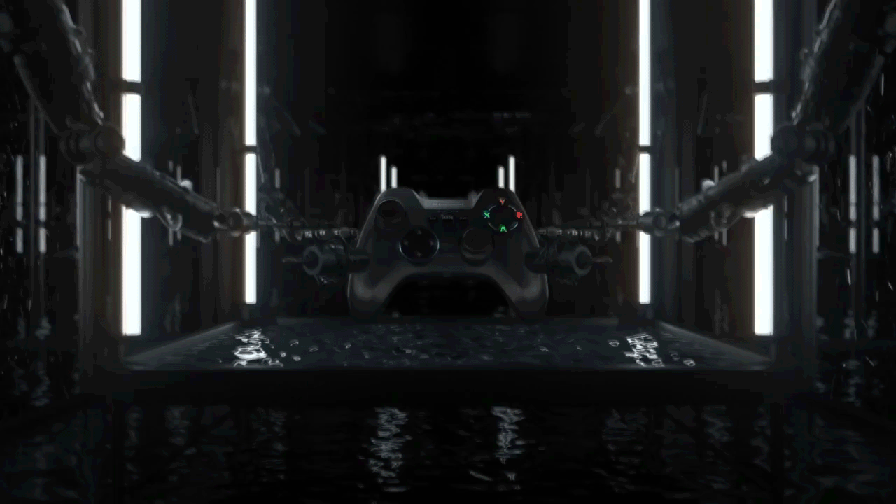 C4D三维产品动画《游戏手柄》